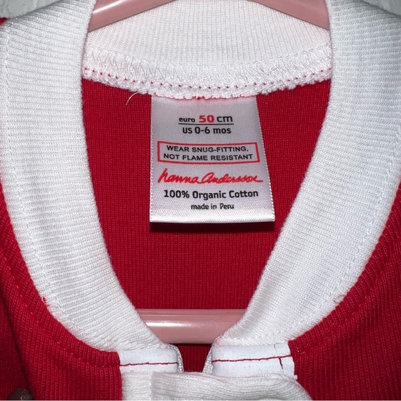 Hanna Andersson Santa zip up pajamas - Picture 2 of 3